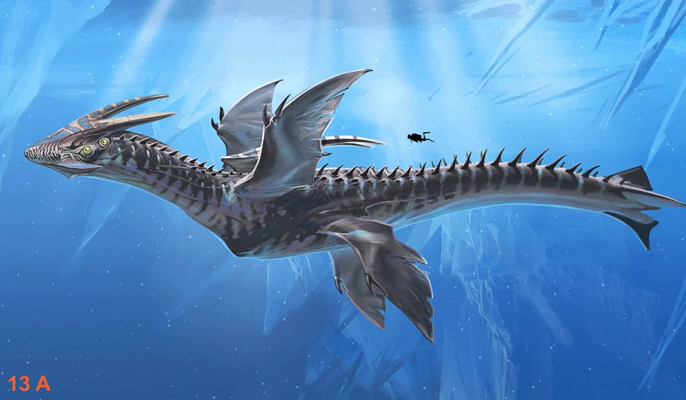 アイスドラゴン（Ice Dragon）のコンセプトアート