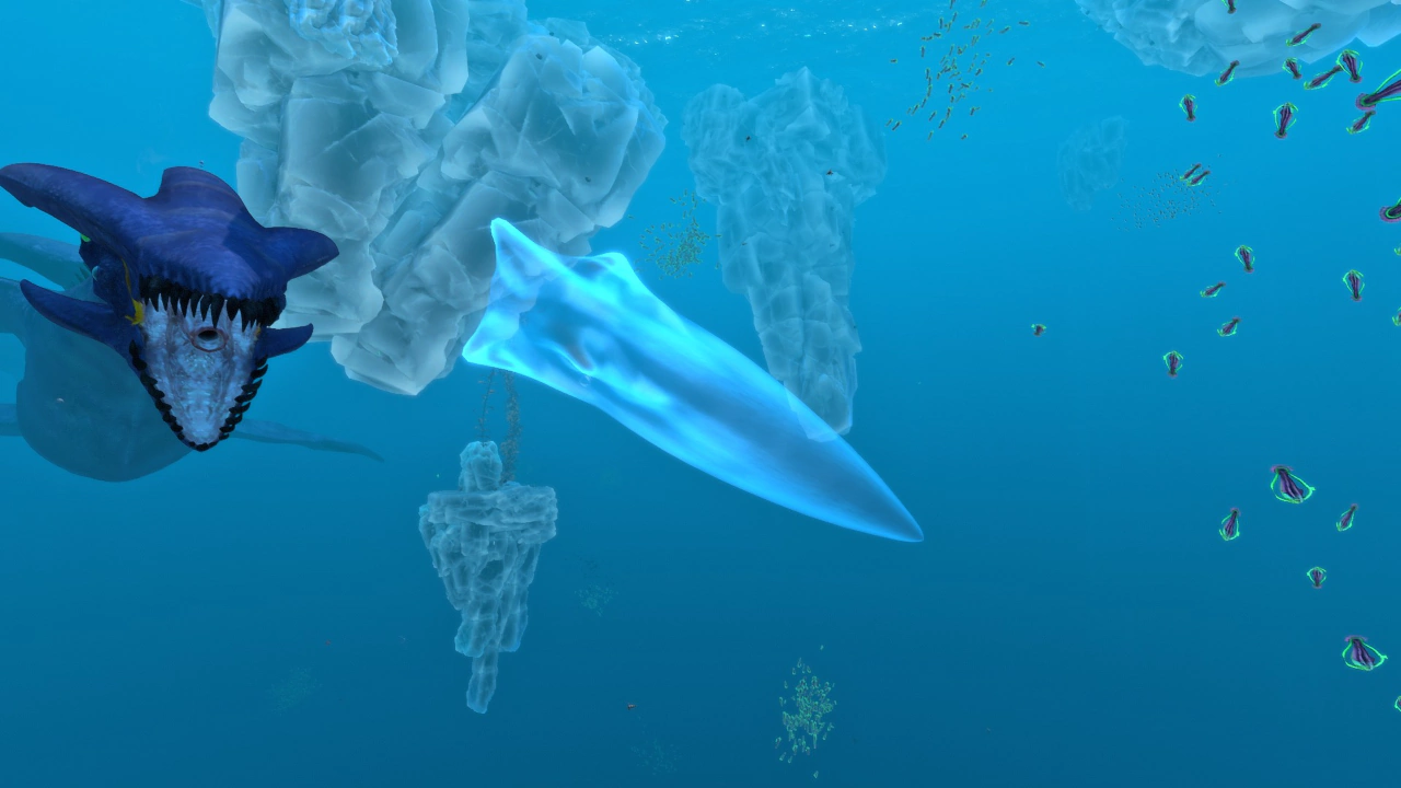 アイスドラゴン（Ice Dragon）の氷塊射出の瞬間の画像