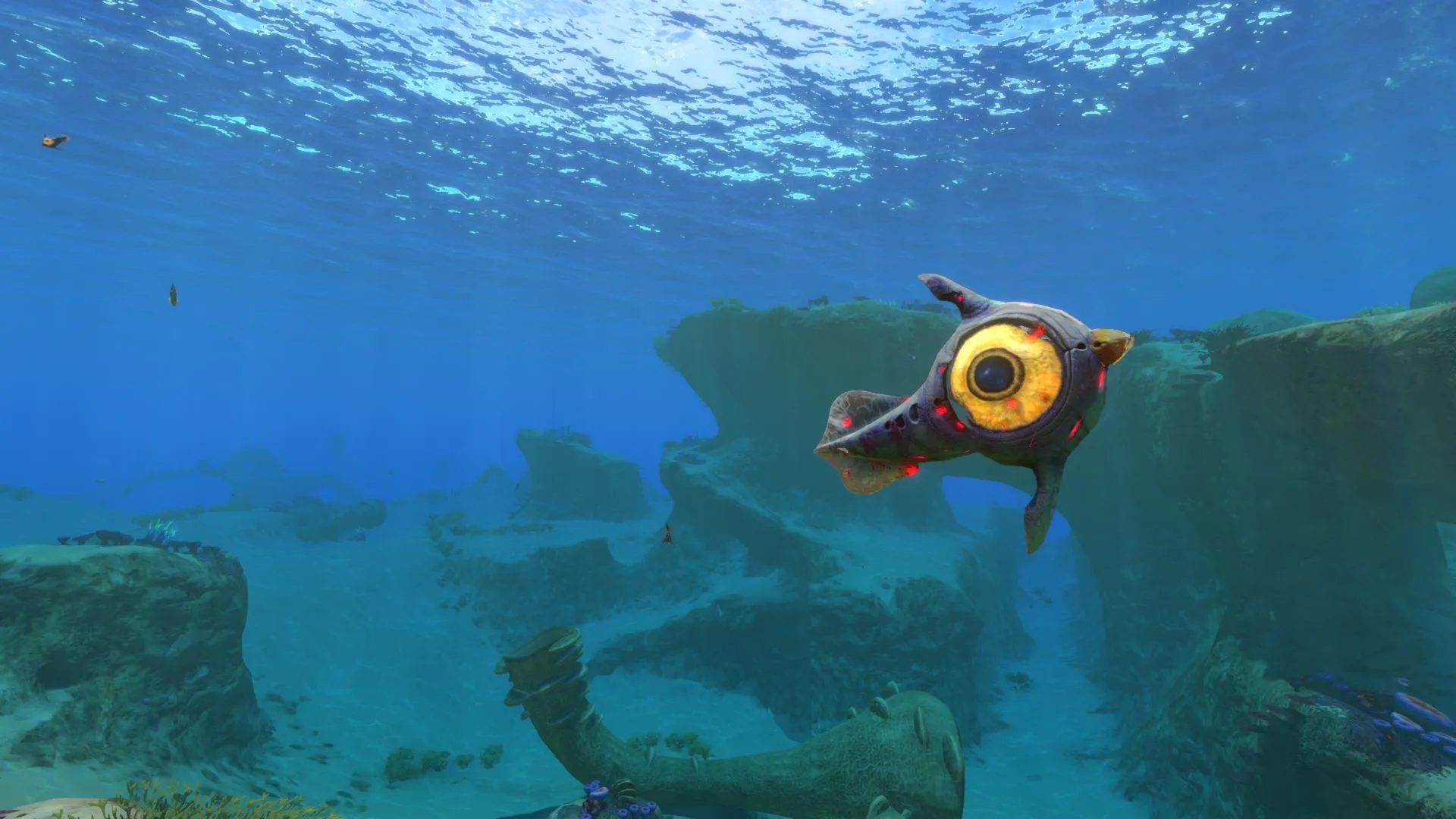 プレイグに侵された海洋生物のイメージ