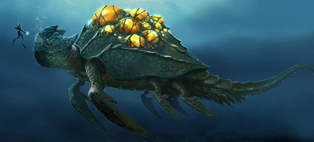 Giant Turtleのコンセプトアート